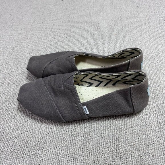 Toms Slip On Shoes Gray Women's Size 7.5 - Picture 3 of 9
